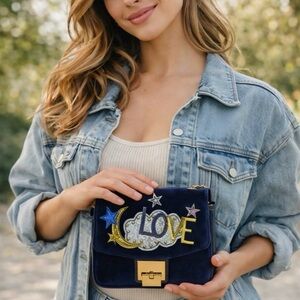 Olivia Miller Velvet Love Crossbody Bag –Whimsigoth Gothcore Aesthetic – NWT